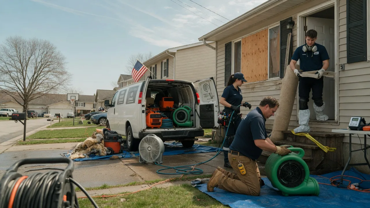 Water Damage Restoration in Geff, IL near me